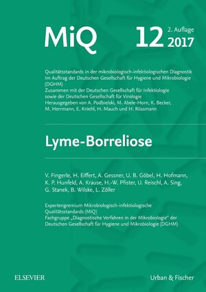 Buchcover MIQ 12: Lyme-Borreliose  | EAN 9783437226052 | ISBN 3-437-22605-3 | ISBN 978-3-437-22605-2