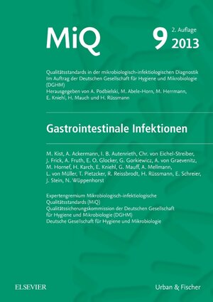 Buchcover MIQ 09: Gastrointestinale Infektionen | Manfred Kist | EAN 9783437226182 | ISBN 3-437-22618-5 | ISBN 978-3-437-22618-2