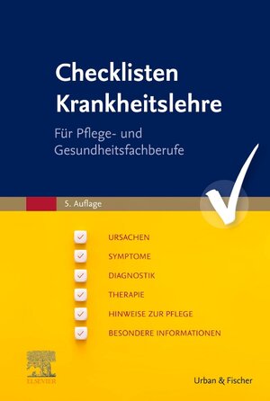 Buchcover Checklisten Krankheitslehre  | EAN 9783437282850 | ISBN 3-437-28285-9 | ISBN 978-3-437-28285-0