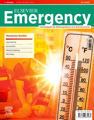 Buchcover Elsevier Emergency. Thermische Notfälle. 3/2022 | EAN 9783437481437 | ISBN 3-437-48143-6 | ISBN 978-3-437-48143-7