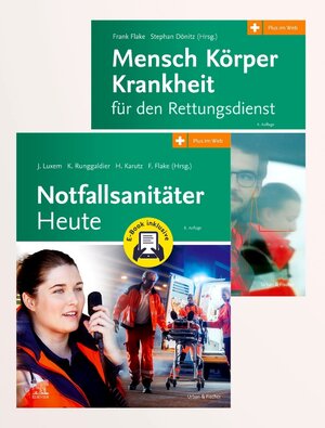 Buchcover Notfallsanitäter Lernpaket  | EAN 9783437482557 | ISBN 3-437-48255-6 | ISBN 978-3-437-48255-7