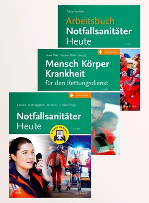 Buchcover Notfallsanitäter Lernpaket + Arbeitsbuch | Tobias Sambale | EAN 9783437482564 | ISBN 3-437-48256-4 | ISBN 978-3-437-48256-4