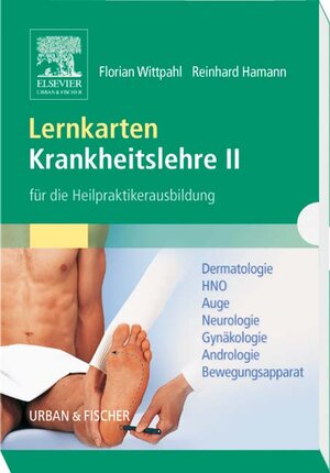 Buchcover Lernkarten Krankheitslehre II für die Heilpraktikerausbildung | Florian Wittpahl | EAN 9783437589003 | ISBN 3-437-58900-8 | ISBN 978-3-437-58900-3