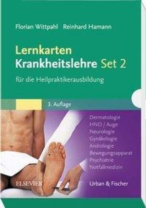 Buchcover Lernkarten Krankheitslehre Set 2 für die Heilpraktikerausbildung | Florian Wittpahl | EAN 9783437589027 | ISBN 3-437-58902-4 | ISBN 978-3-437-58902-7