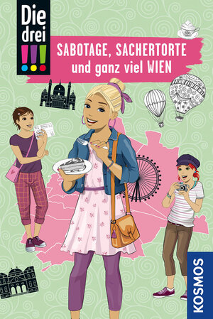 Buchcover Die drei !!!, Sabotage, Sachertorte und ganz viel Wien | Mira Sol | EAN 9783440173329 | ISBN 3-440-17332-1 | ISBN 978-3-440-17332-9
