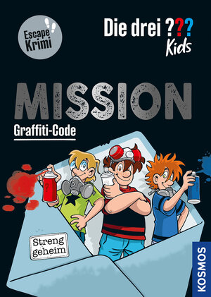 Buchcover Die drei ??? Kids, Mission Graffiti-Code | Nina Schiefelbein | EAN 9783440176382 | ISBN 3-440-17638-X | ISBN 978-3-440-17638-2