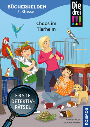 Buchcover Die drei !!!, Bücherhelden 2. Klasse, Chaos im Tierheim | Anne Scheller | EAN 9783440183687 | ISBN 3-440-18368-8 | ISBN 978-3-440-18368-7
