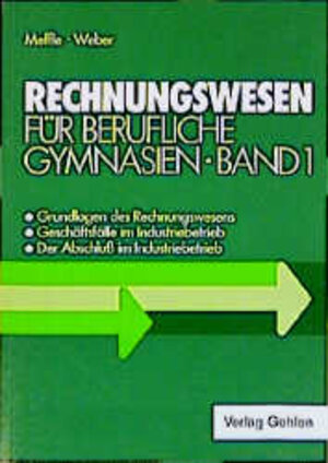 Buchcover Rechnungswesen für berufliche Gymnasien | Günter Meffle | EAN 9783441031819 | ISBN 3-441-03181-4 | ISBN 978-3-441-03181-9