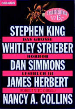 Buchcover Das grosse Horror-Lesebuch III | Stephen King | EAN 9783442423958 | ISBN 3-442-42395-3 | ISBN 978-3-442-42395-8