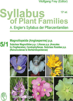 Buchcover Syllabus of Plant Families - A. Engler's Syllabus der Pflanzenfamilien Part 5/1: Magnoliopsida (Angiosperms) p.p. | EAN 9783443011734 | ISBN 3-443-01173-X | ISBN 978-3-443-01173-4