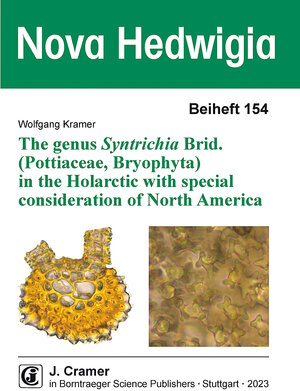 Buchcover The genus Syntrichia Brid. (Pottiaceae, Bryophyta) in the Holarctic with special consideration of North America | Wolfgang Kramer | EAN 9783443510831 | ISBN 3-443-51083-3 | ISBN 978-3-443-51083-1
