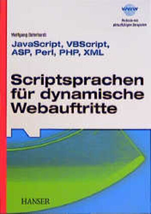 Scriptsprachen für dynamische Webauftritte: JavaScript, VBScript, ASP, Perl, PHP, XML