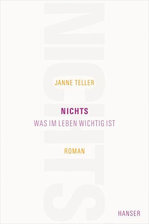 Buchcover Nichts | Janne Teller | EAN 9783446235960 | ISBN 3-446-23596-5 | ISBN 978-3-446-23596-0