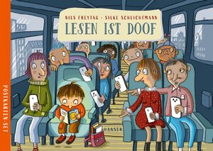 Buchcover Lesen ist doof Postkarten-Set | Nils Freytag | EAN 9783446277977 | ISBN 3-446-27797-8 | ISBN 978-3-446-27797-7