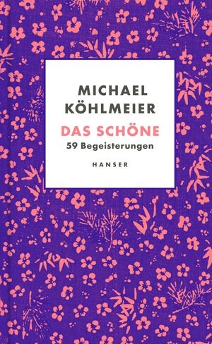 Buchcover Das Schöne | Michael Köhlmeier | EAN 9783446278851 | ISBN 3-446-27885-0 | ISBN 978-3-446-27885-1