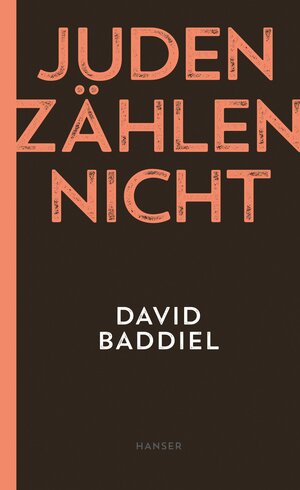 Buchcover Juden zählen nicht | David Baddiel | EAN 9783446281677 | ISBN 3-446-28167-3 | ISBN 978-3-446-28167-7