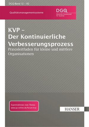Buchcover KVP - Der Kontinuierliche Verbesserungsprozess  | EAN 9783446440111 | ISBN 3-446-44011-9 | ISBN 978-3-446-44011-1