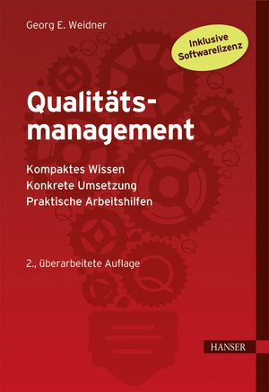 Buchcover Qualitätsmanagement | Georg Emil Weidner | EAN 9783446452787 | ISBN 3-446-45278-8 | ISBN 978-3-446-45278-7