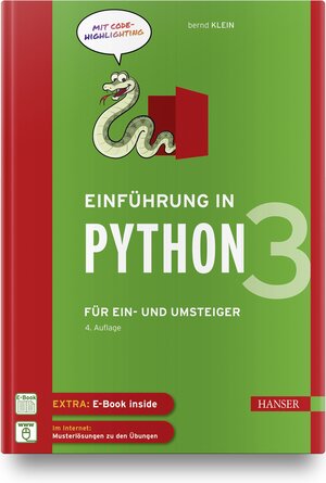 Buchcover Einführung in Python 3 | Bernd Klein | EAN 9783446463790 | ISBN 3-446-46379-8 | ISBN 978-3-446-46379-0