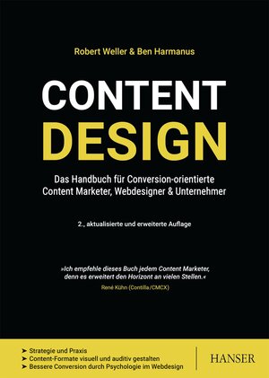 Buchcover Content Design | Robert Weller | EAN 9783446466760 | ISBN 3-446-46676-2 | ISBN 978-3-446-46676-0