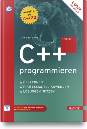 Buchcover C++ programmieren | Ulrich Breymann | EAN 9783446476899 | ISBN 3-446-47689-X | ISBN 978-3-446-47689-9