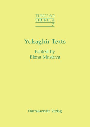 Buchcover Yukaghir Texts  | EAN 9783447044257 | ISBN 3-447-04425-X | ISBN 978-3-447-04425-7