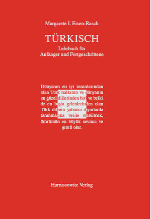 Buchcover Türkisch - Lehrbuch für Anfänger und Fortgeschrittene | Margarete I Ersen-Rasch | EAN 9783447055079 | ISBN 3-447-05507-3 | ISBN 978-3-447-05507-9