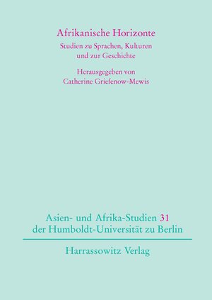 Buchcover Afrikanische Horizonte  | EAN 9783447056014 | ISBN 3-447-05601-0 | ISBN 978-3-447-05601-4