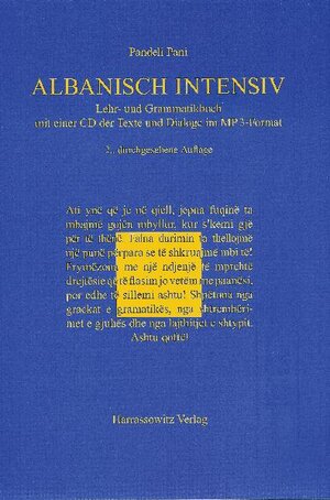 Buchcover Albanisch intensiv | Pandeli Pani | EAN 9783447059428 | ISBN 3-447-05942-7 | ISBN 978-3-447-05942-8