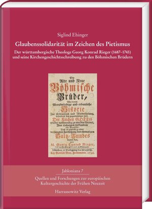 Buchcover Glaubenssolidarität im Zeichen des Pietismus | Siglind Ehinger | EAN 9783447106498 | ISBN 3-447-10649-2 | ISBN 978-3-447-10649-8
