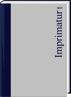 Buchcover Imprimatur 26 (2019)  | EAN 9783447112253 | ISBN 3-447-11225-5 | ISBN 978-3-447-11225-3