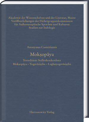Buchcover Mokṣopāya. Textedition: Stellenkonkordanz | Anett Krause | EAN 9783447117135 | ISBN 3-447-11713-3 | ISBN 978-3-447-11713-5