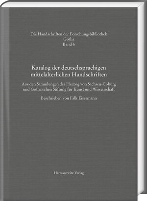 Buchcover Katalog der deutschsprachigen mittelalterlichen Handschriften  | EAN 9783447118750 | ISBN 3-447-11875-X | ISBN 978-3-447-11875-0