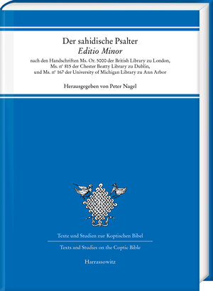 Buchcover Der sahidische Psalter. „Editio Minor“  | EAN 9783447118927 | ISBN 3-447-11892-X | ISBN 978-3-447-11892-7