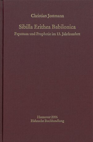 Buchcover Sibilla Erithea Babilonica | Christian Jostmann | EAN 9783447172288 | ISBN 3-447-17228-2 | ISBN 978-3-447-17228-8
