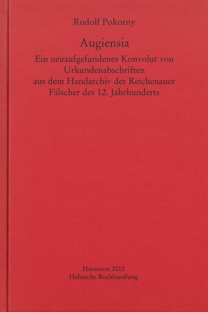 Buchcover Augiensia | Rudolf Pokorny | EAN 9783447172899 | ISBN 3-447-17289-4 | ISBN 978-3-447-17289-9