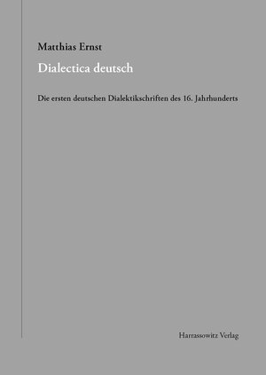Buchcover Dialectica deutsch | Matthias Ernst | EAN 9783447195102 | ISBN 3-447-19510-X | ISBN 978-3-447-19510-2