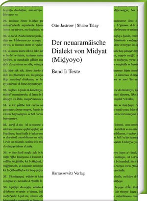 Buchcover Der neuaramäische Dialekt von Midyat (Miḏyoyo) | Otto Jastrow | EAN 9783447198561 | ISBN 3-447-19856-7 | ISBN 978-3-447-19856-1