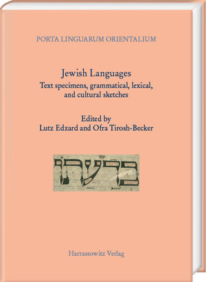 Buchcover Jewish Languages  | EAN 9783447391948 | ISBN 3-447-39194-4 | ISBN 978-3-447-39194-8