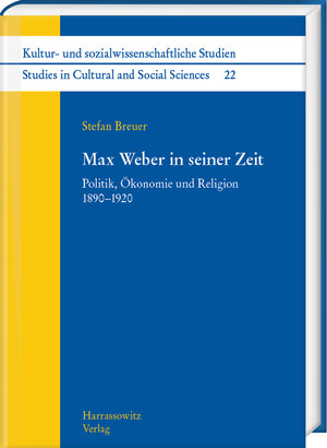 Buchcover Max Weber in seiner Zeit | Stefan Breuer | EAN 9783447392440 | ISBN 3-447-39244-4 | ISBN 978-3-447-39244-0