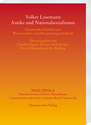 Buchcover Volker Losemann - Antike und Nationalsozialismus  | EAN 9783447392778 | ISBN 3-447-39277-0 | ISBN 978-3-447-39277-8