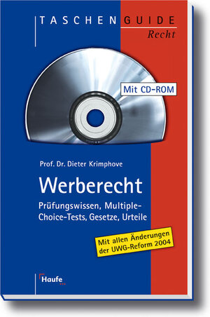 Werberecht. Falltraining, Wissenskontrolle, Gesetze, Urteile auf CD-ROM