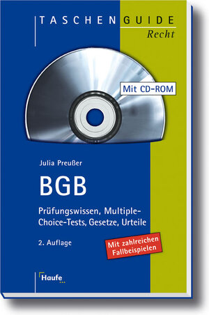 BGB. Mit CD-ROM. Prüfungswissen, Multiple-Choice-Tests, Gesetze, Urteile