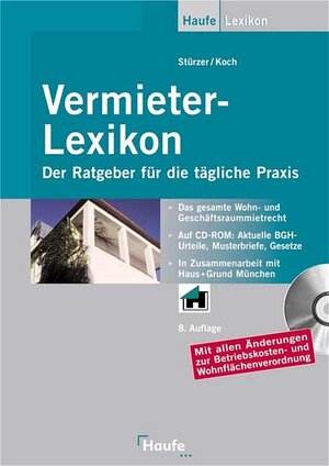 Vermieter-Lexikon. Mit CD-ROM. Ein Ratgeber für die tägliche Praxis