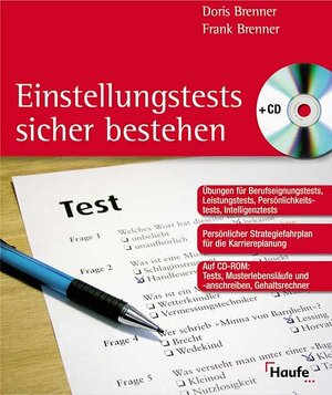 Buchcover Einstellungstests sicher bestehen | Doris Brenner | EAN 9783448068801 | ISBN 3-448-06880-2 | ISBN 978-3-448-06880-1