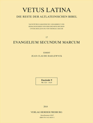 Buchcover Vetus Latina 26/2 3. Lieferung | Roger Gryson | EAN 9783451002038 | ISBN 3-451-00203-5 | ISBN 978-3-451-00203-8