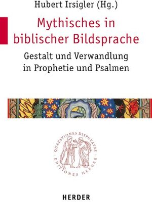 Buchcover Mythisches in biblischer Bildsprache  | EAN 9783451022098 | ISBN 3-451-02209-5 | ISBN 978-3-451-02209-8