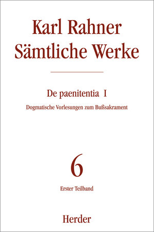 Buchcover De paenitentia | Karl Rahner | EAN 9783451237065 | ISBN 3-451-23706-7 | ISBN 978-3-451-23706-5