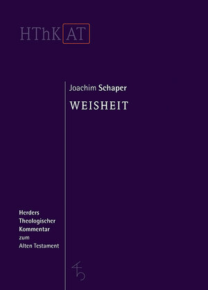 Buchcover Weisheit | Joachim Schaper | EAN 9783451268311 | ISBN 3-451-26831-0 | ISBN 978-3-451-26831-1