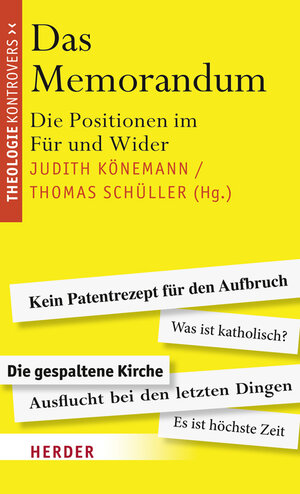 Buchcover Das Memorandum  | EAN 9783451305177 | ISBN 3-451-30517-8 | ISBN 978-3-451-30517-7